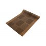 Brick ruskea käytävämatto 100 cm leveä, rullasta leikattuna ja kantattuna
