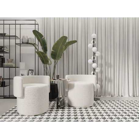 Helppohoitoinen Blanche Pure matto - Easy Clean sisustusmatto