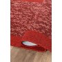 Dante röd 80 cm leveä, punainen käytävämatto rullasta leikattuna ja kantattuna