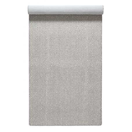 Flex silver 80 cm leveä, käytävämatto rullasta leikattuna ja kantattuna