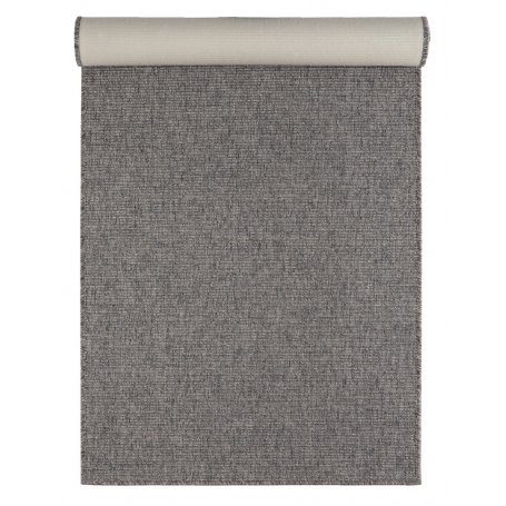 Lungo harmaa 80 cm leveä käytävämatto rullasta leikattuna ja kantattuna