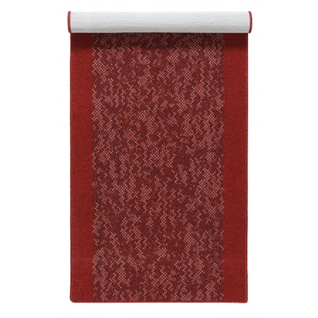 Dante röd 80 cm leveä, punainen käytävämatto rullasta leikattuna ja kantattuna