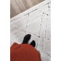 Lindi valkoinen, pehmeä design matto