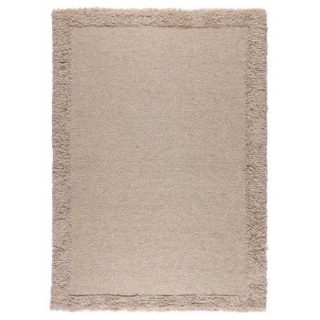 Ramen natur, paksu ja pehmeä villamatto