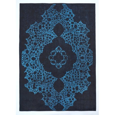 Helppohoitoinen ORNAMENT Blue matto - Easy Clean sisustusmatto