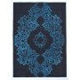 Helppohoitoinen ORNAMENT Blue matto - Easy Clean sisustusmatto