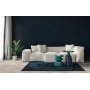 Helppohoitoinen ORNAMENT Blue matto - Easy Clean sisustusmatto