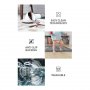 Helppohoitoinen Aruba Grey matto - Easy Clean sisustusmatto