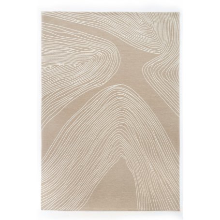 Helppohoitoinen Etna Beige matto - Easy Clean sisustusmatto