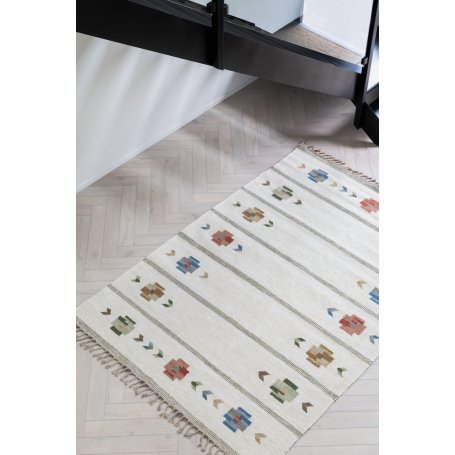 Mårbacka villamatot, pellava loimi