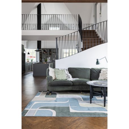 Como sisustusmatot, vihreä - sininen