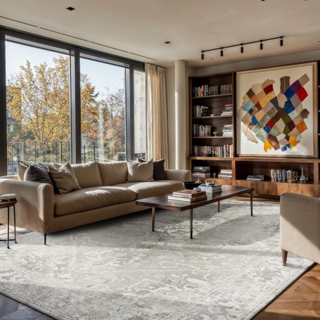 Tabriz sisustusmatot, Mokkanahka 9647, Louis De Poortere