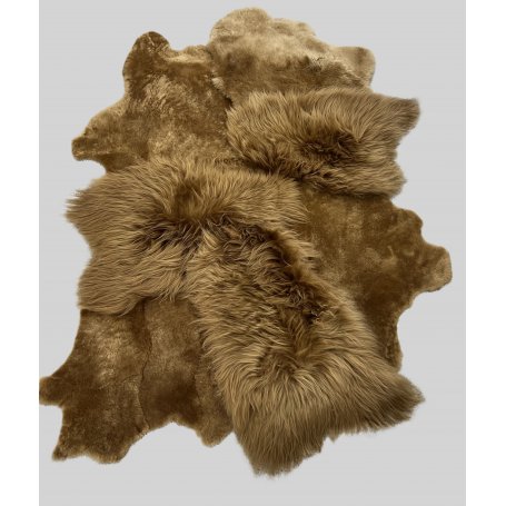 Icelandic lampaantalja matto, Camel dyed, pitkä karva