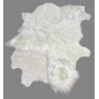 Icelandic lampaantalja matto, White, pitkä karva