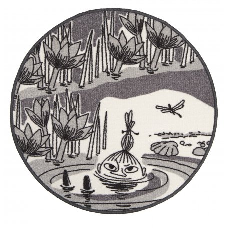 Pikku Myy rannalla pyöreä 80, Muumi -matto