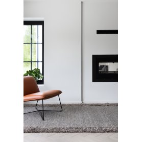 Ramen grå, paksu ja pehmeä villamatto