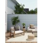 Helppohoitoinen Outdoor | Indoor matto - ACORES WHITE