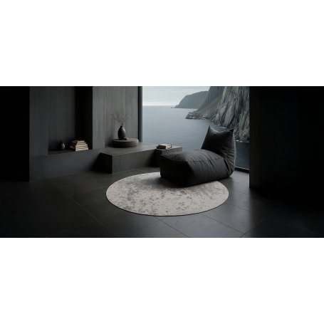Helppohoitoinen Moon light pyöreä matto - Easy Clean sisustusmatto