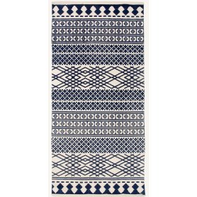 Tobago blå, räsymatto 160x230