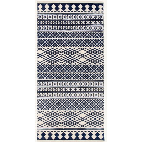 Tobago blå, räsymatto 160x230